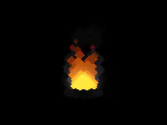 pixel art fire animation