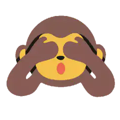 See No Evil Monkey Emoji