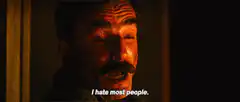 I hate most people