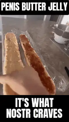 Penis Butter Jelly Sandwich