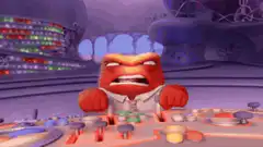 Angry Red Chef Character Screaming