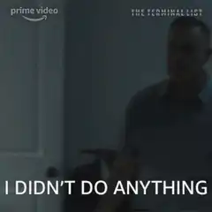 I didn't do anything