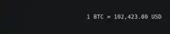 Bitcoin price ticking up