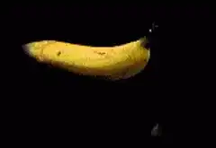 banana sliced by knife
