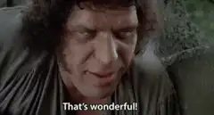 That's wonderful!