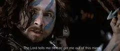 The Lord tells me he can get me out of this mess, but He's pretty sure you're fucked