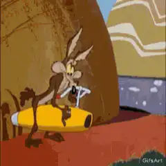 Wile E. Coyote Rocket Launch Fail