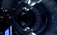 Death Star laser beam firing
