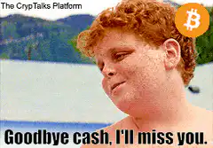 Goodbye cash, I'll miss you