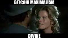 Kathleen Turner Kisses Man Bitcoin Maximalism Divine