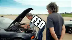 James May hits BMW engine with hammer