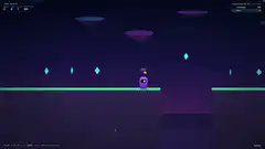 Two players navigating a platformer level