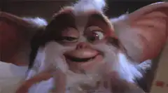Gremlins wink and smile