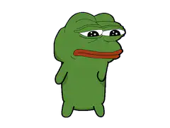 Pepe the Frog shrugging