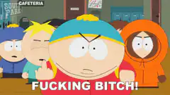 Cartman middle finger South Park