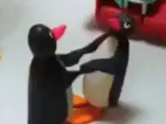 Pingu and Pinga hugging