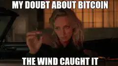 The Wind Caught It Bitcoin Doubt