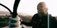 Breaking Bad Hank grabs power line
