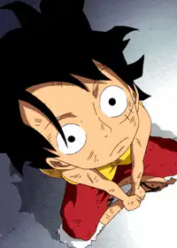 Monkey D. Luffy shocked face