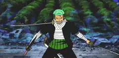 Roronoa Zoro Three Sword Style Attack