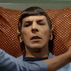 Spock lying down saying harder