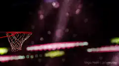 basketball swish through hoop