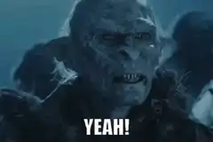 Orc yelling yeah