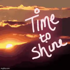 Time to Shine Bitcoin Sunset