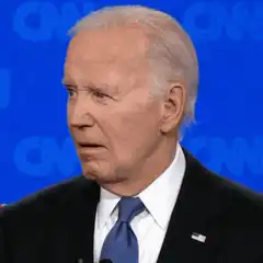 Joe Biden CNN Debate Confused Look