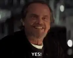 Jack Nicholson Yes!