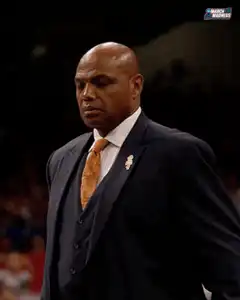 Charles Barkley facepalm then smile