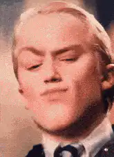 Draco Malfoy smug face