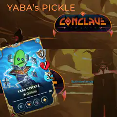 Yaba's Pickle Golem card Conclave Arcana