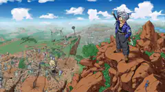 Trunks overlooking the city