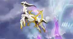 Arceus zooms in on its eye