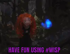 Merida with blue wisp