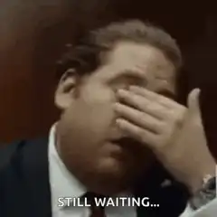 Jonah Hill facepalm still waiting