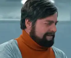 Zach Galifianakis awkward smile