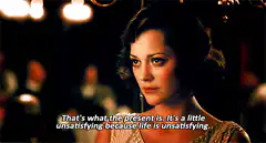 Marion Cotillard unsatisfying present