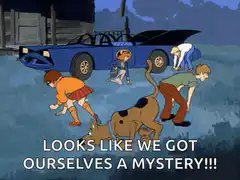 Scooby-Doo gang discovers a mystery
