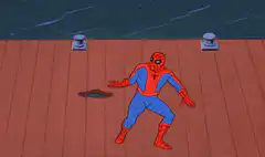 Spiderman gets hit by lightning