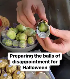 Brussels sprouts as balls of disappointment
