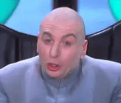 Dr. Evil shhh finger