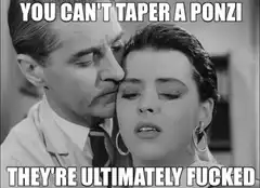 You Can't Taper a Ponzi They're Ultimately Fucked