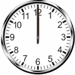 Analog clock hands spinning rapidly