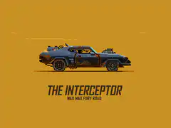 The Interceptor Mad Max Fury Road pixel art