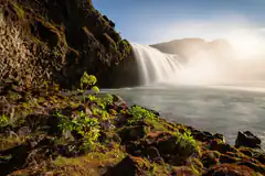 waterfall in iceland