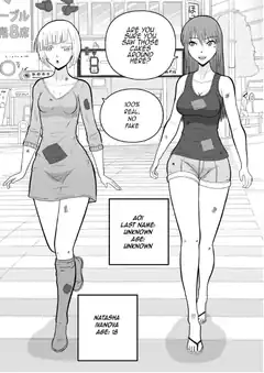 Two girls with bandages walking