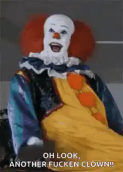 Pennywise Clown Reaction
