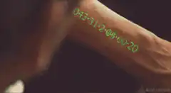 Hawkeye countdown on arm